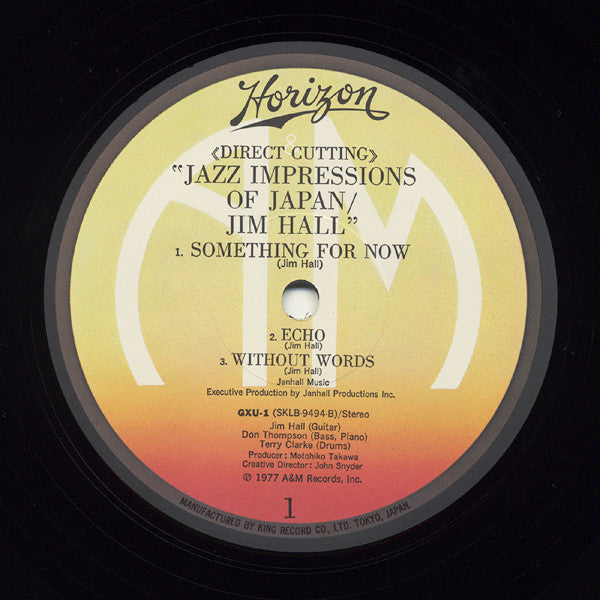 Jim Hall : Jazz Impressions Of Japan (LP, Album, Dir)