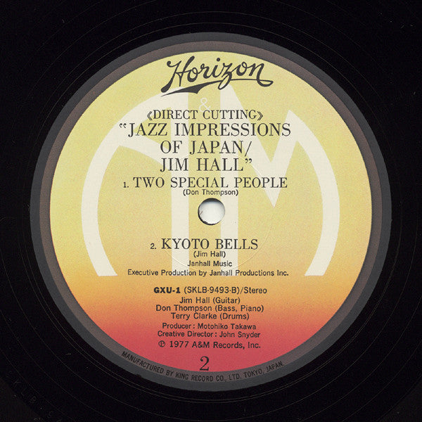 Jim Hall : Jazz Impressions Of Japan (LP, Album, Dir)