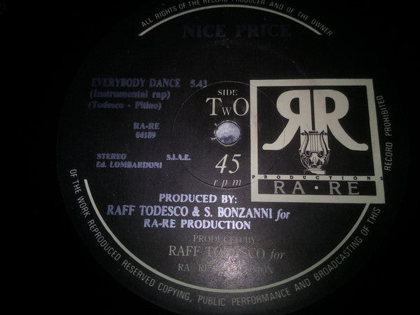 Nice Price (3) : Everybody Dance (12")