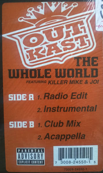 OutKast Featuring Killer Mike & Joi (3) : The Whole World (12", Single)