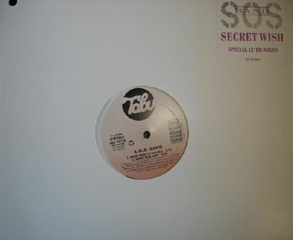 The S.O.S. Band : Secret Wish (Special 12" Re-Mixes) (12")