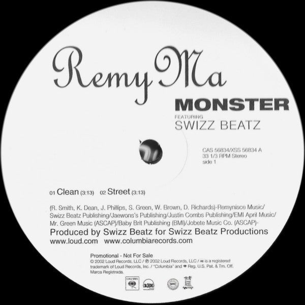 Remy Martin : Monster (12", Promo)