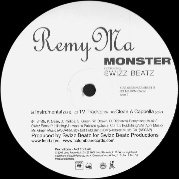 Remy Martin : Monster (12", Promo)