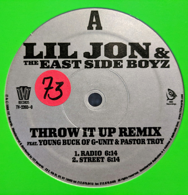 Lil' Jon & The East Side Boyz : Throw It Up (Remix) (12")