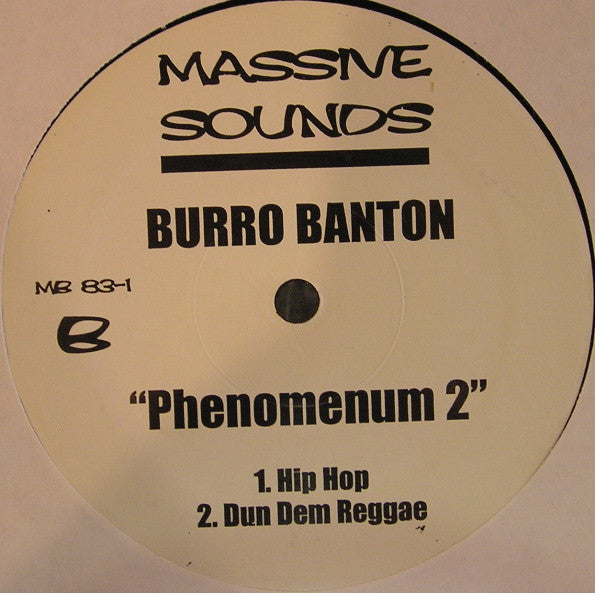 Bounty Killer / Burro Banton : Fire With Fire / Phenomenum 2 (12")