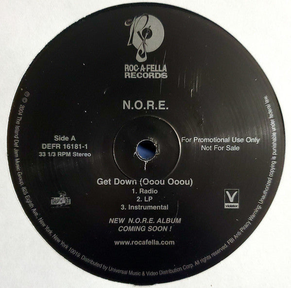 N.O.R.E. : Get Down (12", Promo)