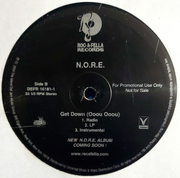 N.O.R.E. : Get Down (12", Promo)