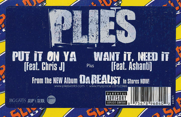 Plies : Put It On Ya (12")