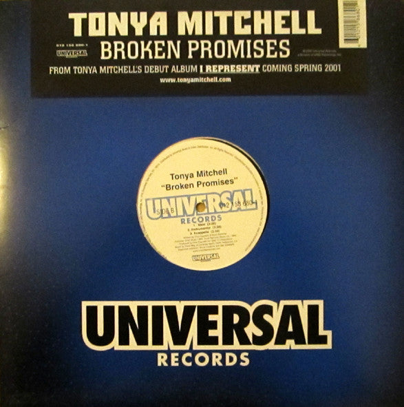 Tonya Mitchell : Broken Promises (12", Maxi)