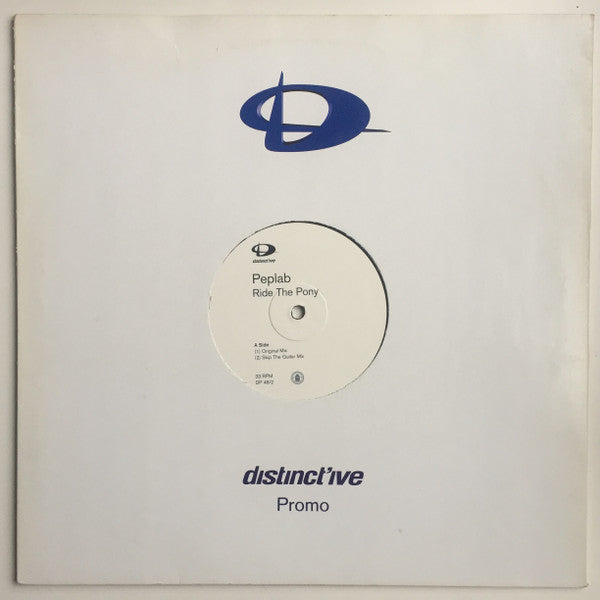 Peplab : Ride The Pony (12", Promo)