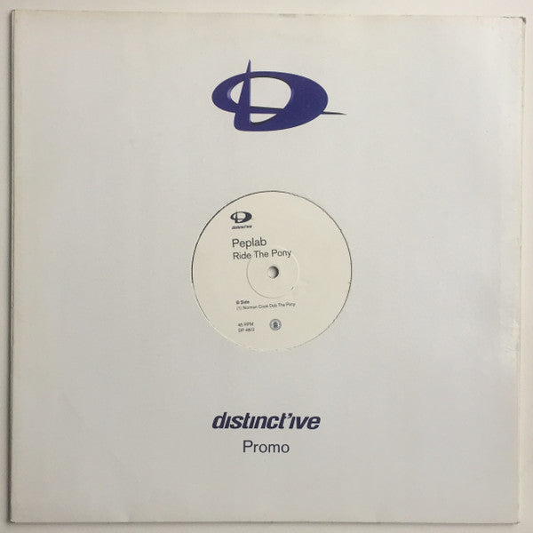 Peplab : Ride The Pony (12", Promo)