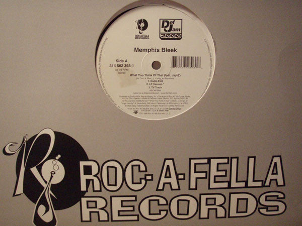 Memphis Bleek : What You Think Of That (12")