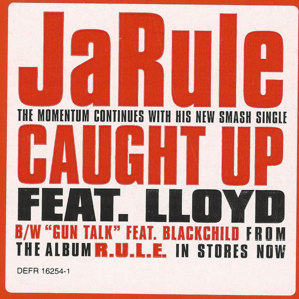 Ja Rule : Caught Up (12", Promo)