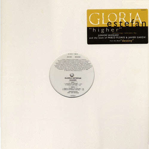 Gloria Estefan : Higher (12", Single, Promo)