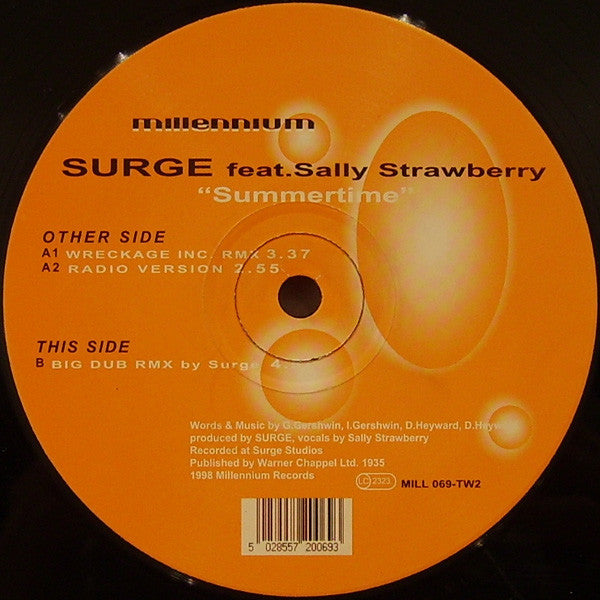Surge feat. Sally Strawberry : Summertime (12")