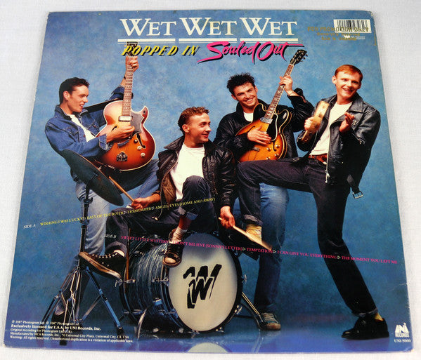Wet Wet Wet : Popped In Souled Out (LP, Album)