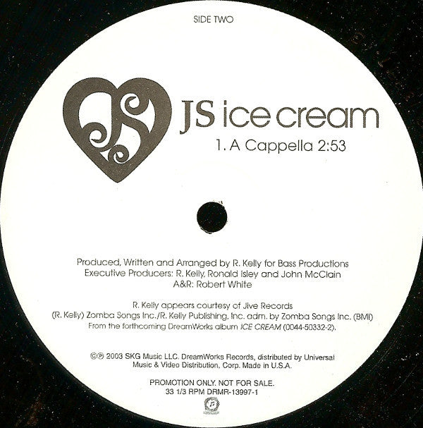 Johnson Sisters : Ice Cream (12", Single, Promo)