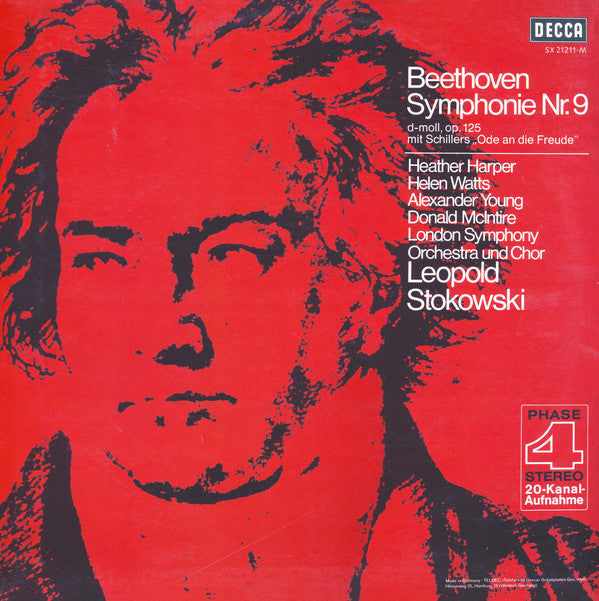 Ludwig van Beethoven — Leopold Stokowski : 9.Symphonie (Hi-fi Classic Vol.1) (LP, Album)