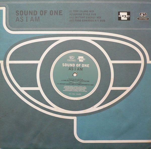 Sound Of One : As I Am (12", Single)