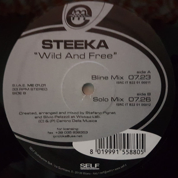Steeka : Wild And Free (12")