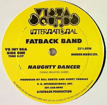 The Fatback Band : Naughty Dancer (12")