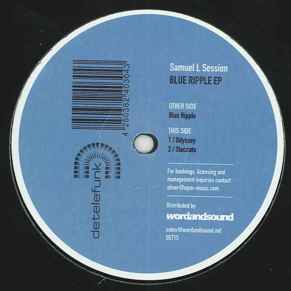 Samuel L Session : Blue Ripple EP (12", EP)