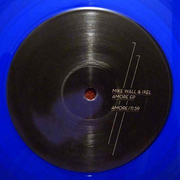 Mike Wall & Ixel : Amore EP (12", EP, Blu)