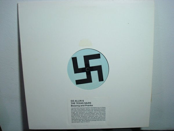 GG Allin & The Texas Nazis : Boozing And Pranks (LP, Album, Lig)