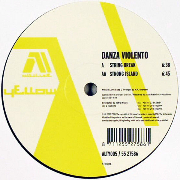 Danza Violento : String Break (12")