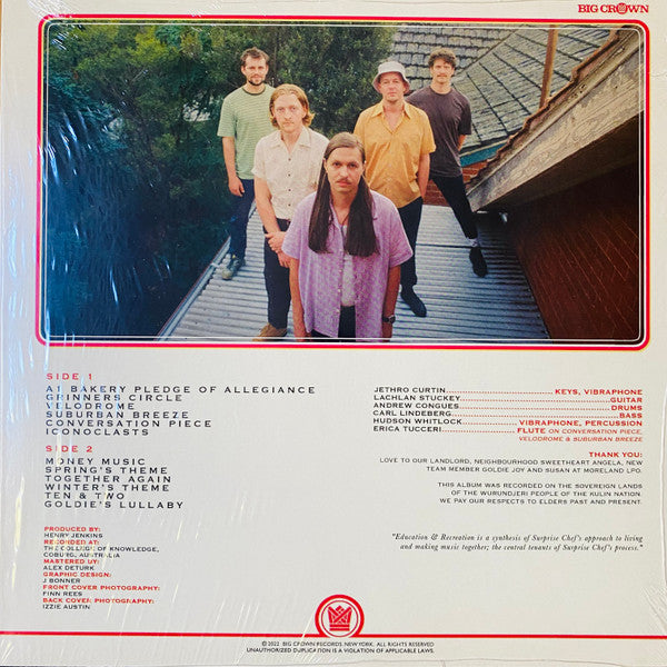 Surprise Chef : Education & Recreation (LP, Album, Ltd, Gre)