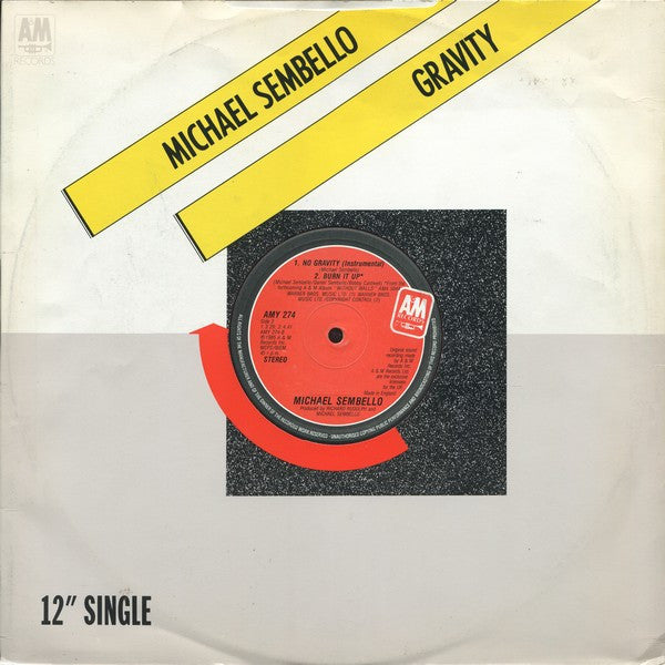 Michael Sembello : Gravity (12", Single)