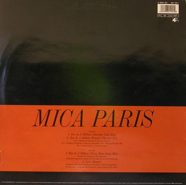 Mica Paris : Two In A Million (12")