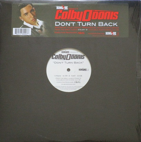 Colby O'Donis : Don't Turn Back (12")