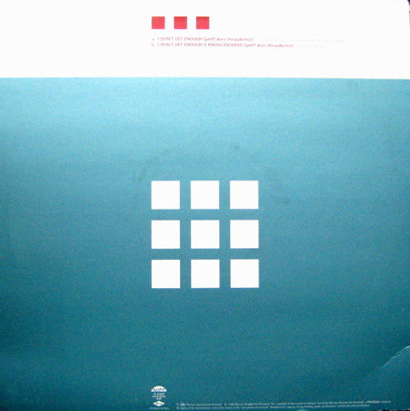 theaudience : I Know Enough (I Don't Get Enough) - PMFF Does Theaudience (12", Promo)