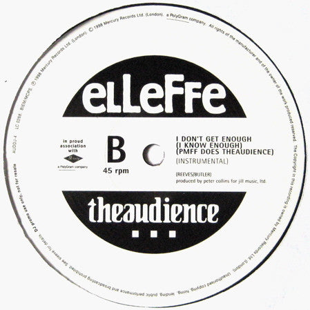 theaudience : I Know Enough (I Don't Get Enough) - PMFF Does Theaudience (12", Promo)