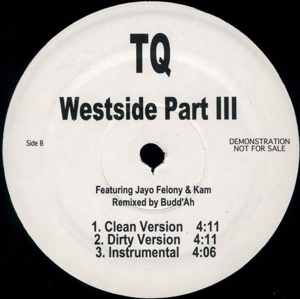 TQ : Westside Part II / Westside Part III (12", Single, Promo)