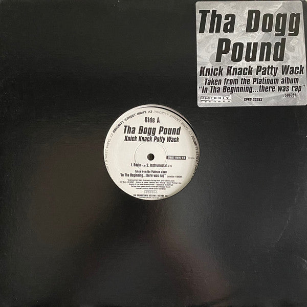 Tha Dogg Pound : Knick Knack Patty Wack (12", Single, Promo)