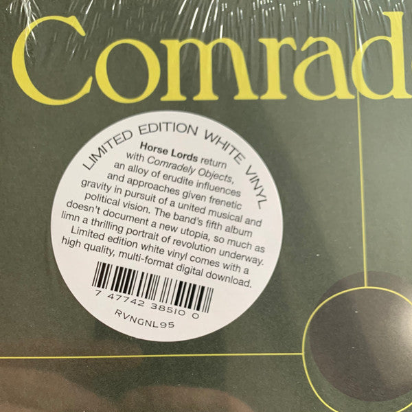 Horse Lords : Comradely Objects (LP, Album, Ltd, Whi)