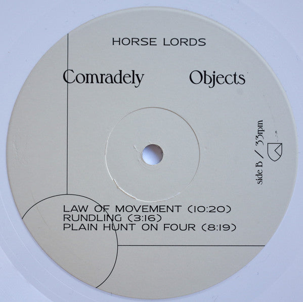 Horse Lords : Comradely Objects (LP, Album, Ltd, Whi)