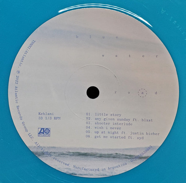 Kehlani : Blue Water Road (LP, Album, Ltd, Tur)