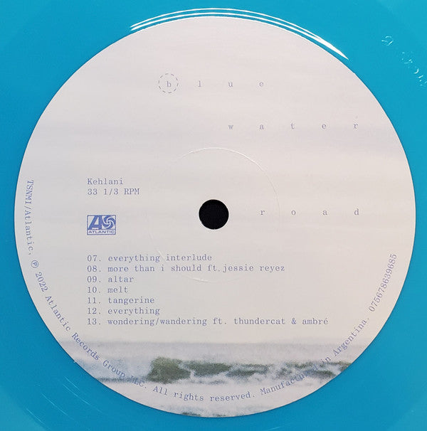Kehlani : Blue Water Road (LP, Album, Ltd, Tur)