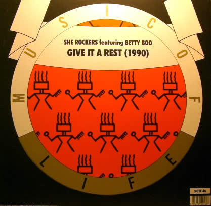 She Rockers Featuring Betty Boo : Give It A Rest (1990) (12")