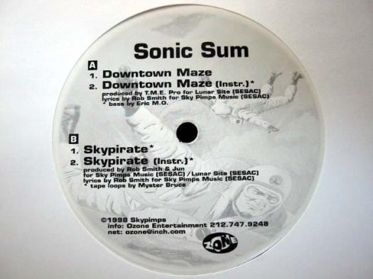 Sonic Sum : Downtown Maze / Skypirate (12", Maxi)