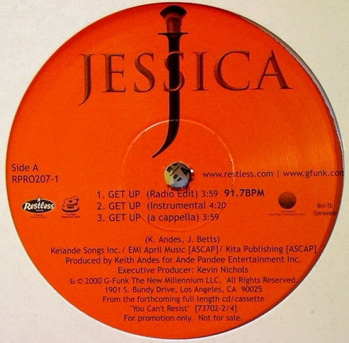 Jessica (17) : Get Up (12", Promo)