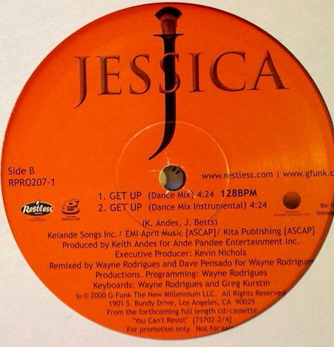 Jessica (17) : Get Up (12", Promo)