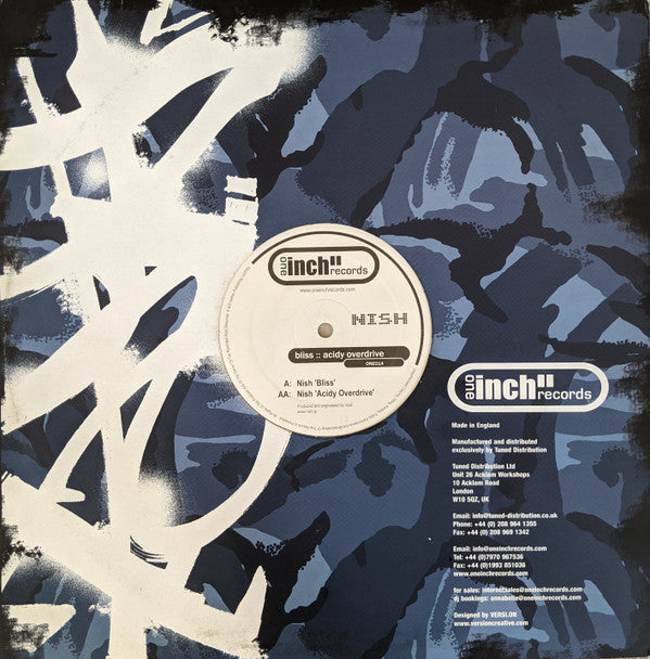 Nish : Bliss / Acidy Overdrive (12")