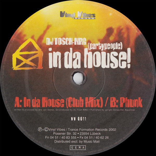 DJ Tosch-NRG : In Da House (Partypeople) (12")