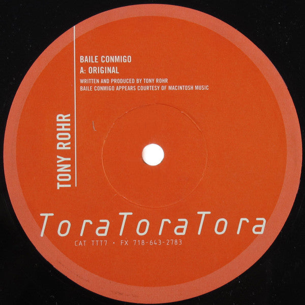 Tony Rohr : Baile Conmigo (12")