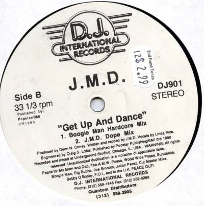 J.M.D. : Get Up And Dance (12")