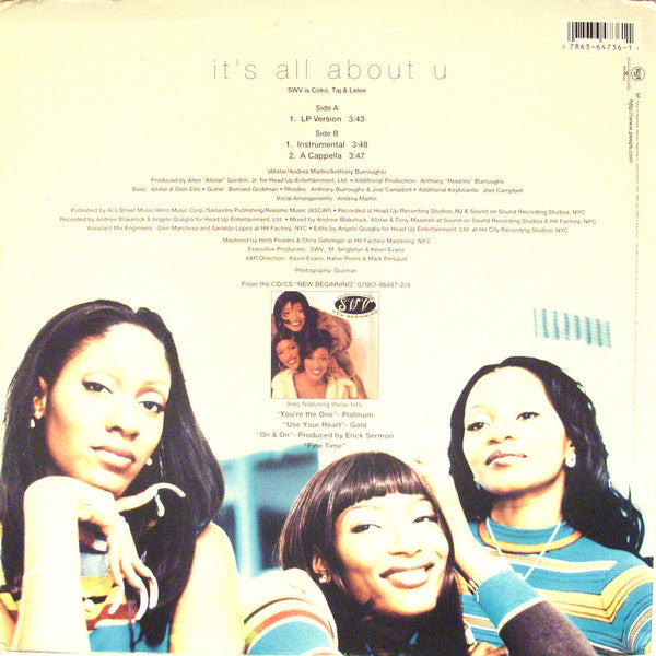 SWV : It's All About U (12")